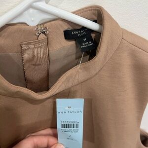 Ann Taylor Petite Camel dress
